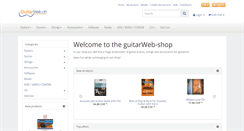 Desktop Screenshot of guitarwebshop.com