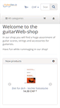 Mobile Screenshot of guitarwebshop.com